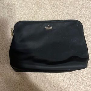 Kate Spade ♠️ black nylon cosmetic pouch